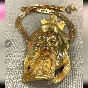 Vintage 1970's Lucien Piccard Asian Necklace